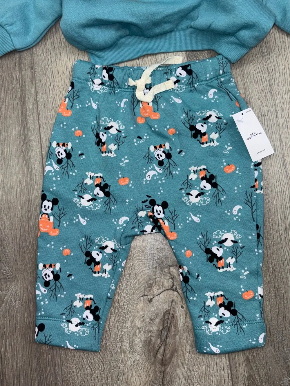 Old Navy Mickey Mouse Halloween Matching Set 3-6 Months